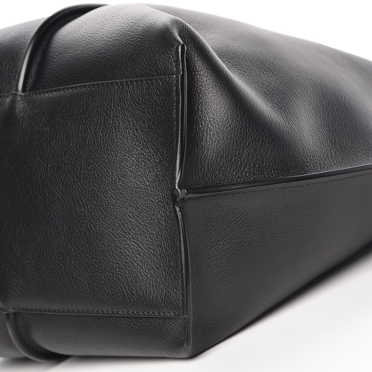Smooth Calfskin Medium Vick Tote Black