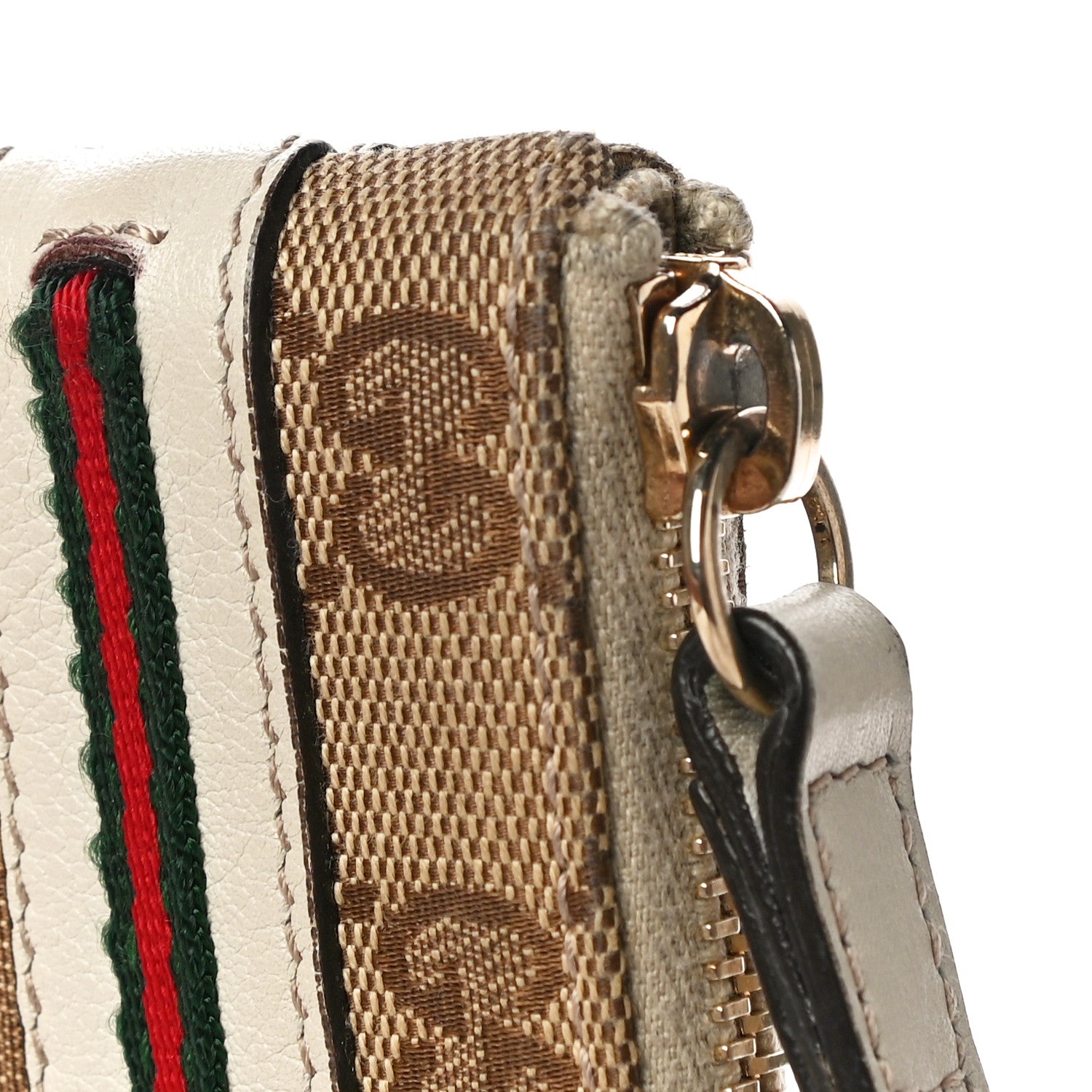 Gucci Monogram Mayfair Wristlet Off White 15 of 15