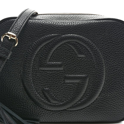 Gucci Pebbled Calfskin Small Soho Disco Bag Black 7 of 9