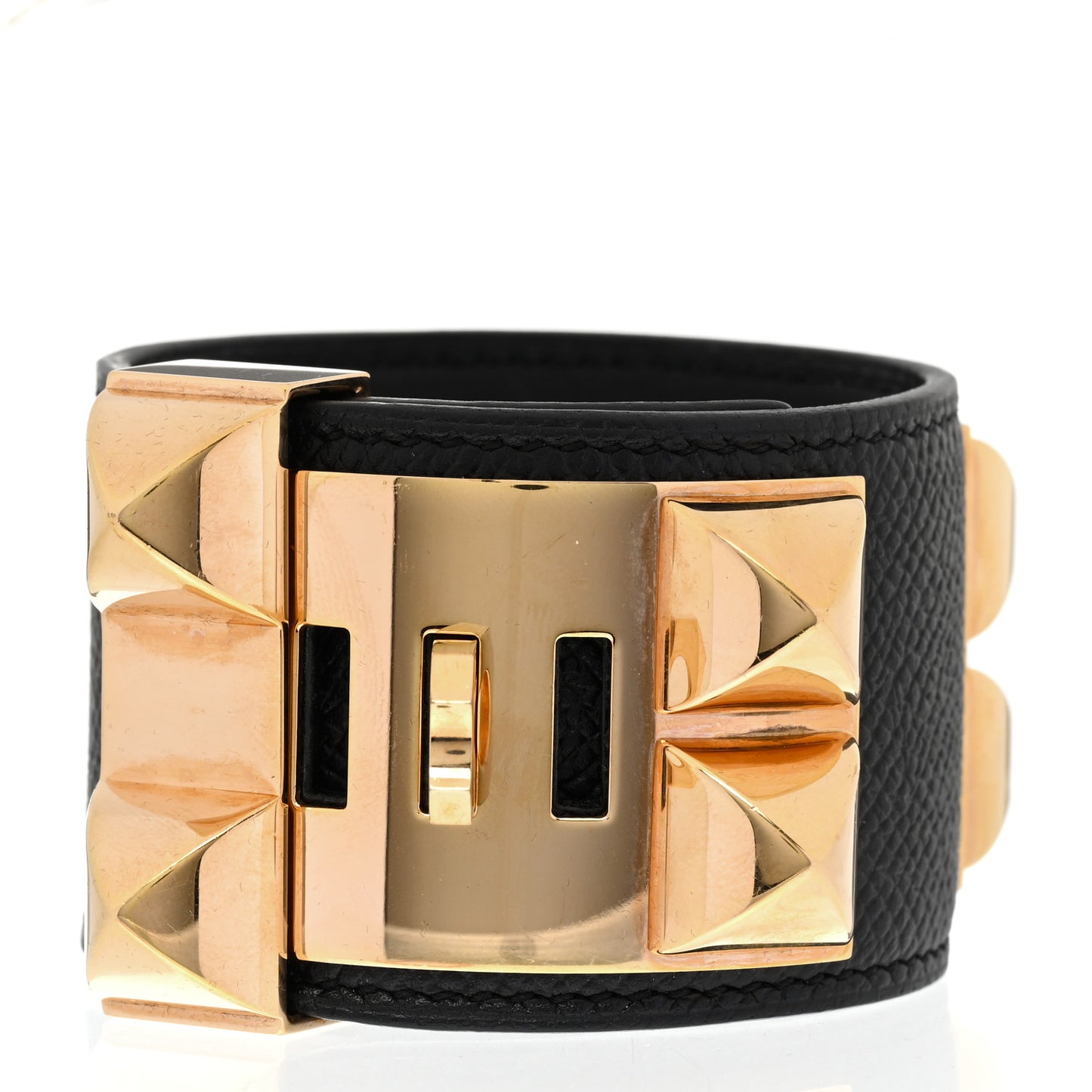 Epsom Collier de Chien CDC Bracelet S Black