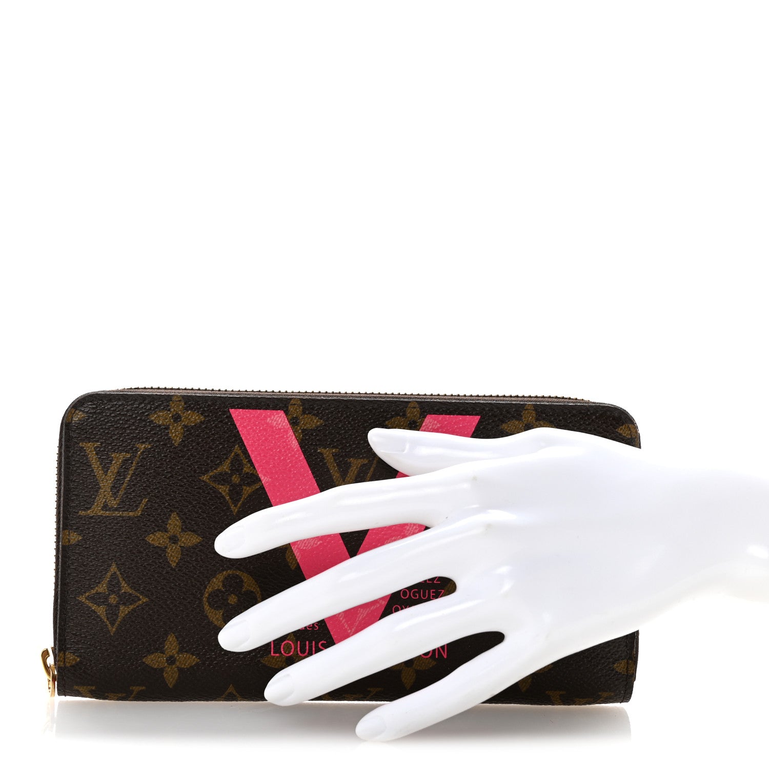 Louis Vuitton Monogram V Zippy Wallet Grenade 2 of 10