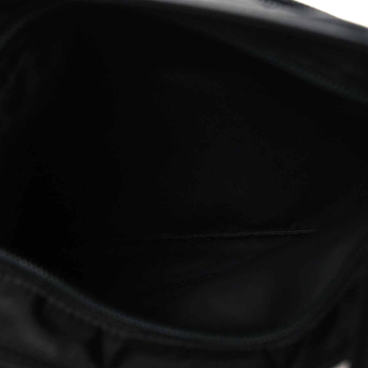 Prada Nylon Vela Flat Messenger Bag Black 5 of 9