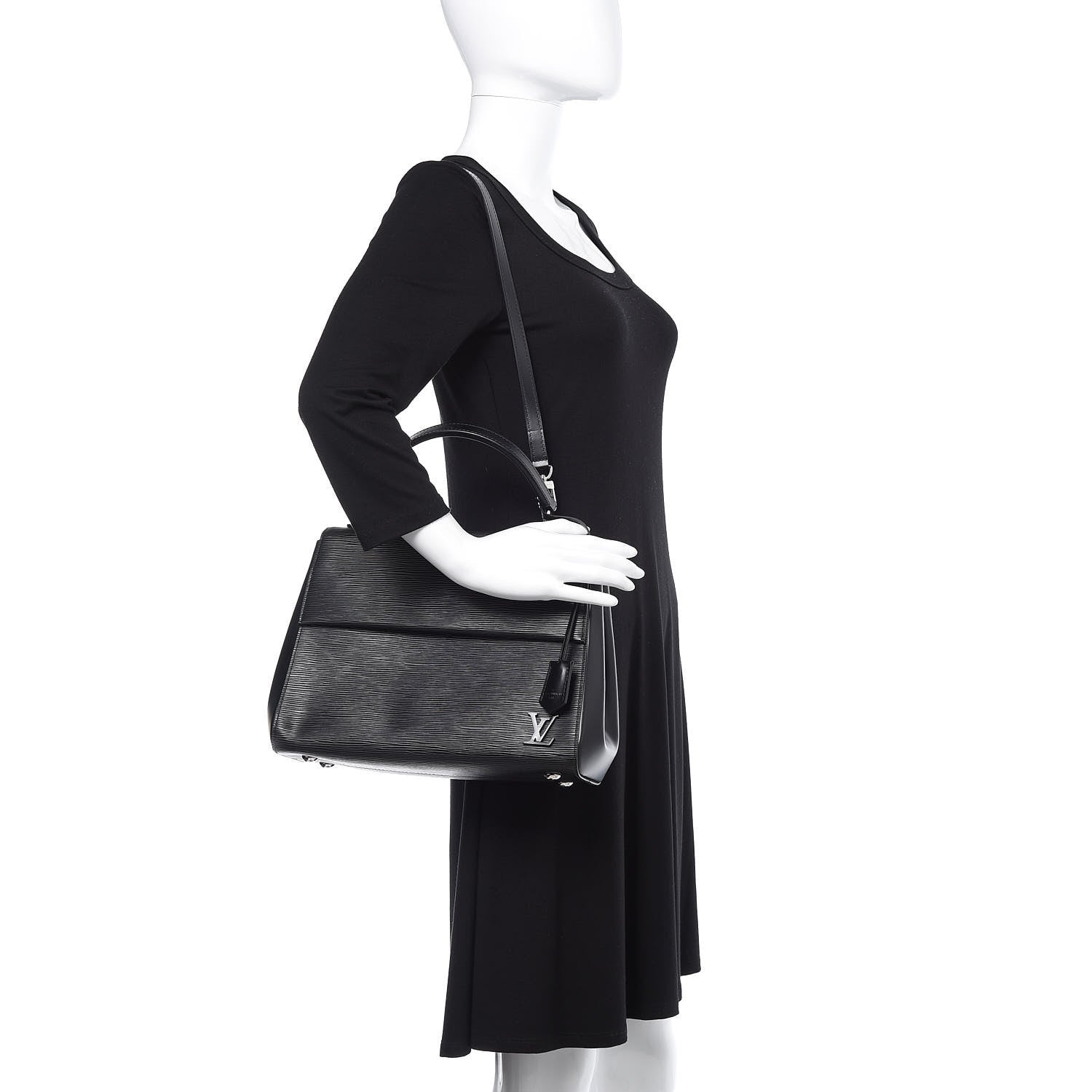 Louis Vuitton Epi Cluny MM Black 2 of 9