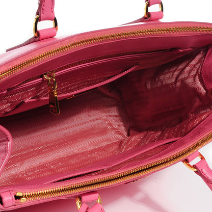 Prada Saffiano Medium Galleria Double Zip Tote Geranio 5 of 10