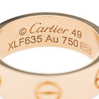 Cartier 18K Yellow Gold 5.5mm LOVE Ring 49 5 4 of 4