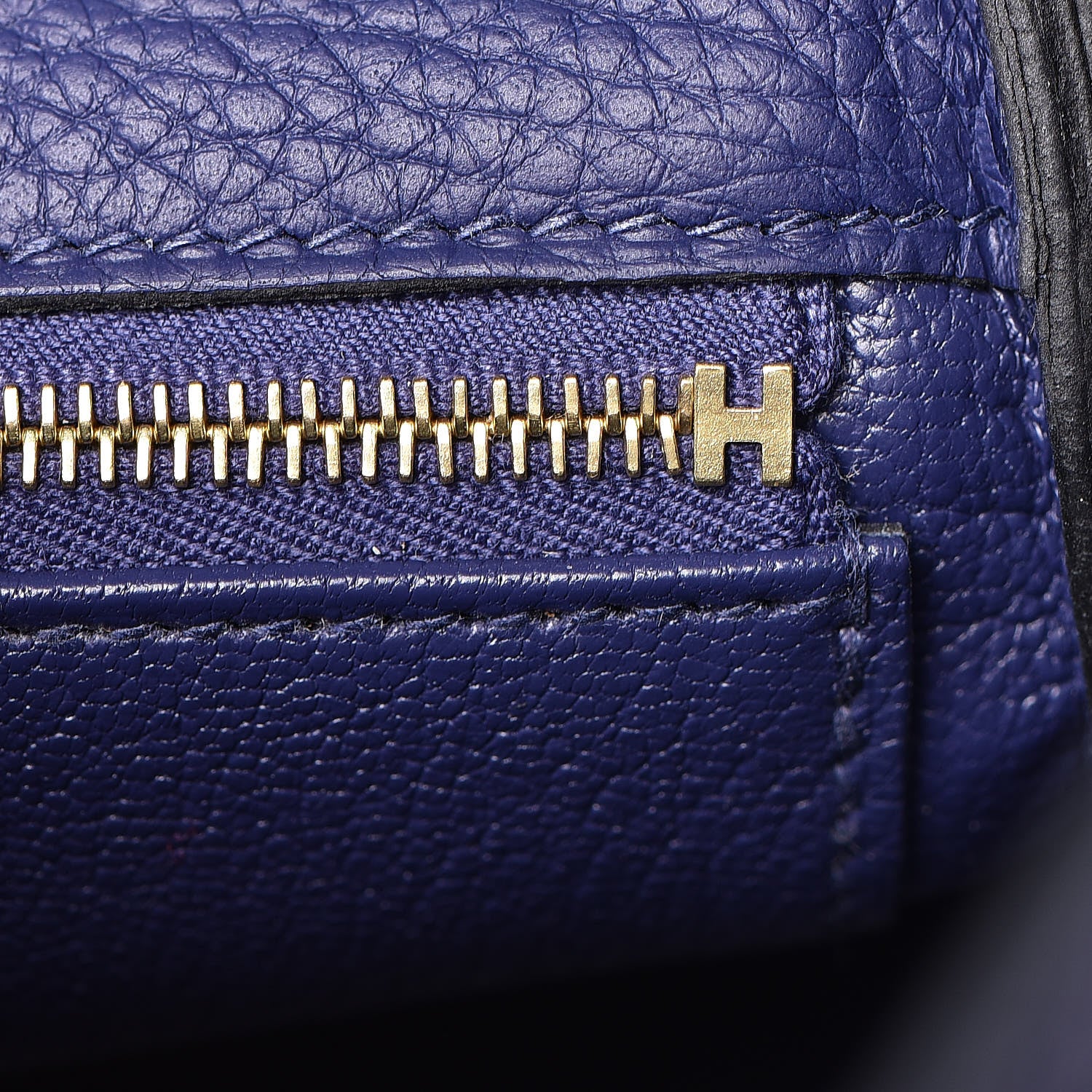 Hermes Taurillon Clemence Kelly Retourne 28 Bleu Encre 24 of 41