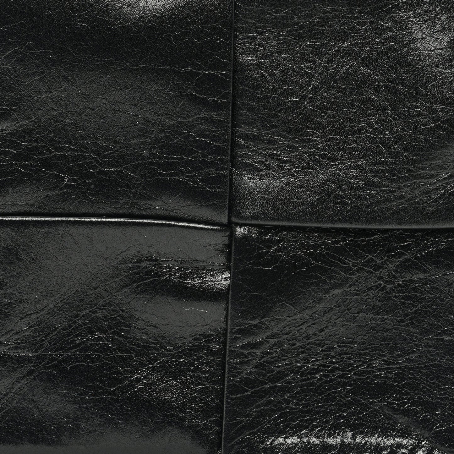 Paper Calfskin Intreccio Cassette Belt Bag Black