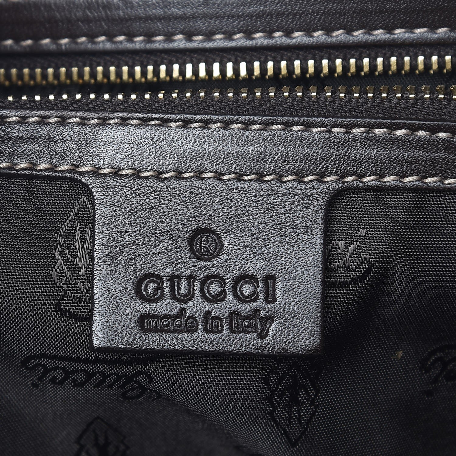 Gucci Crystal Monogram Large Hysteria Clutch Brown 6 of 7