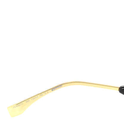 Fendi Acetate Metal Fendigraphy Shield Sunglasses FE 40067U  Black 5 of 7