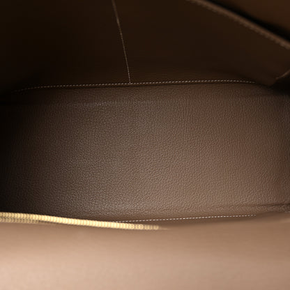 Hermes Taurillon Clemence Kelly Retourne 32 Etoupe 5 of 16