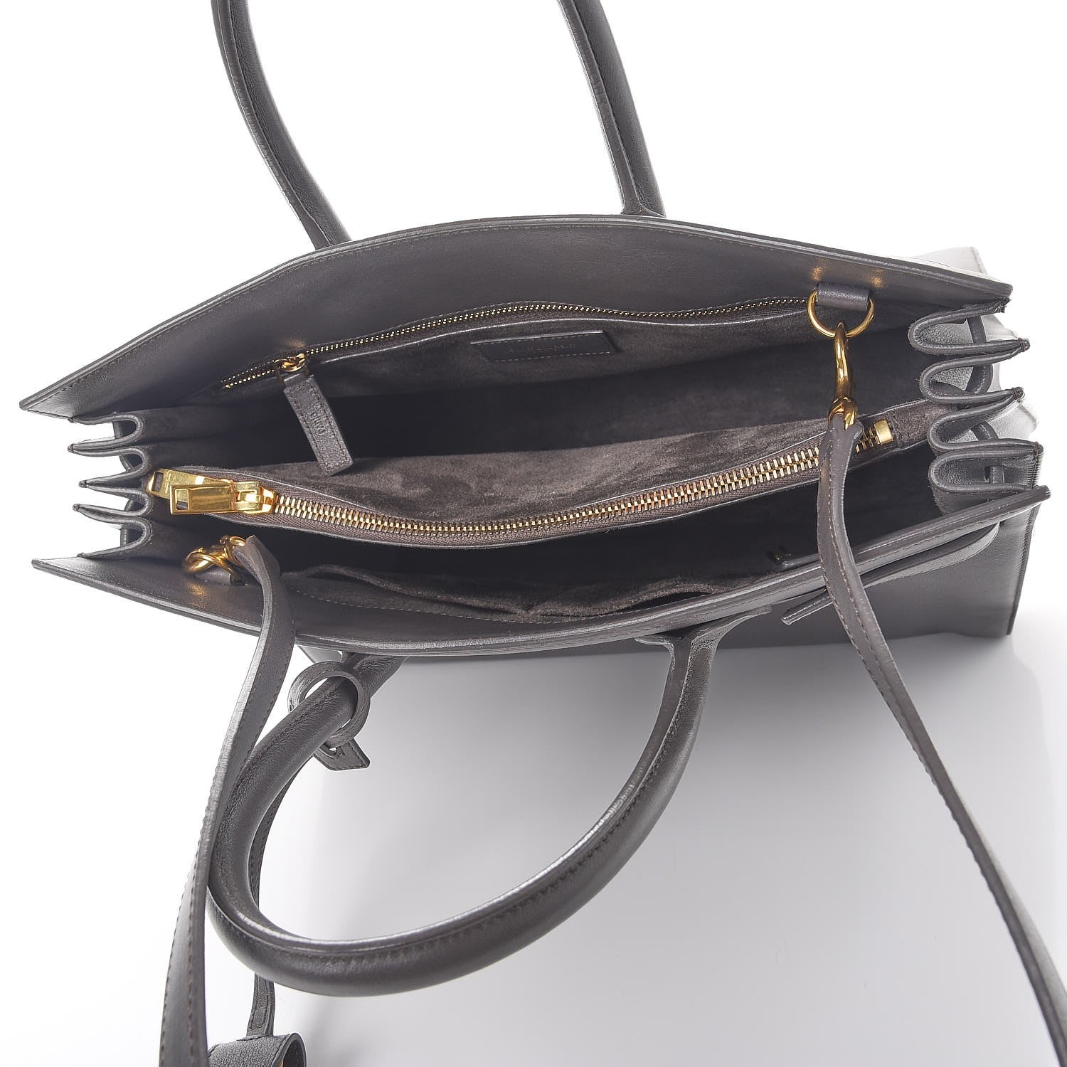 Saint Laurent Calfskin Small Sac De Jour Fog 6 of 8