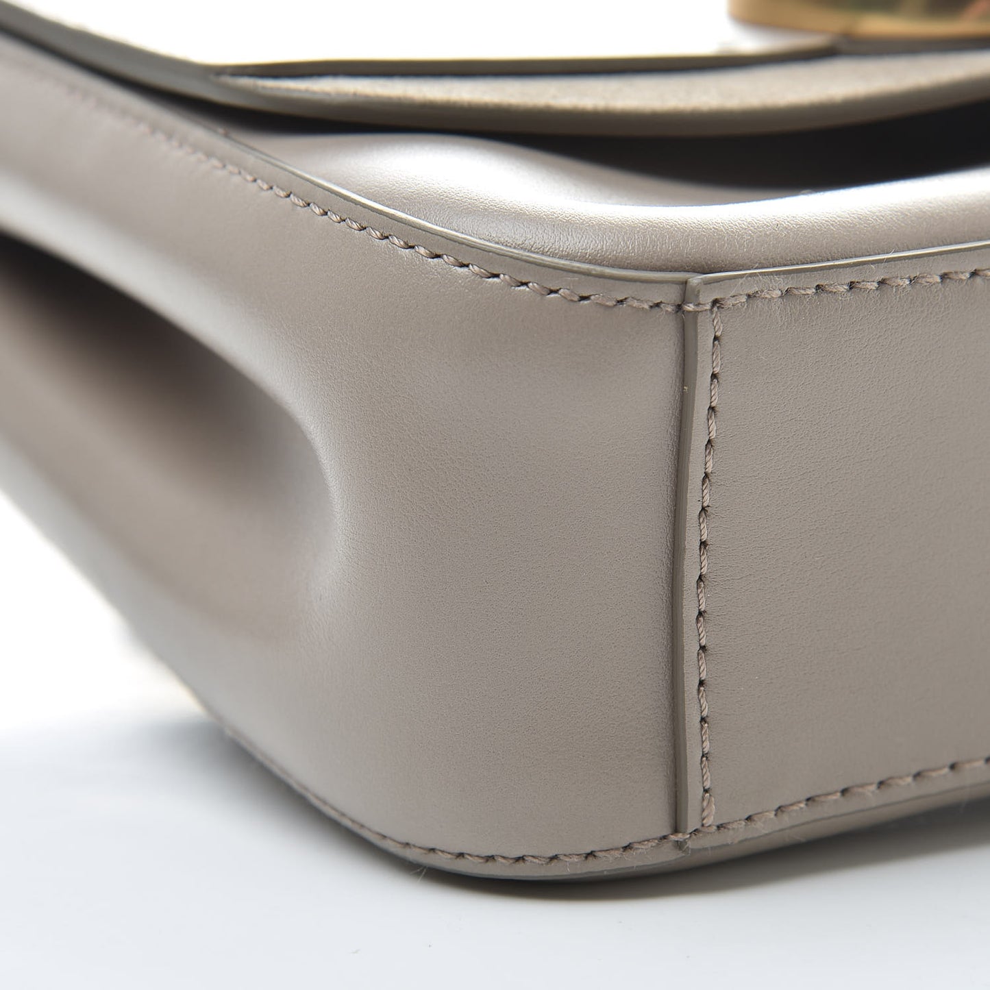 Calfskin Small C Double Carry Motty Grey
