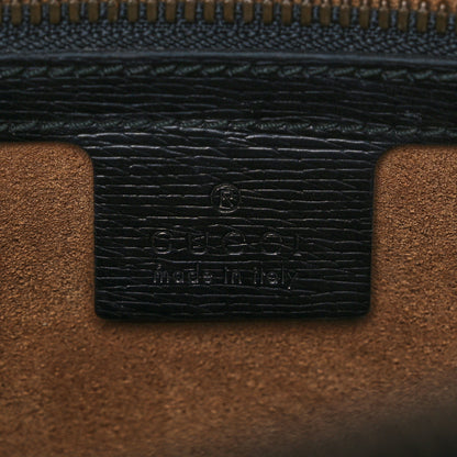 Gucci Calfskin Tropical Print Messenger Black 6 of 13