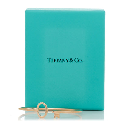 Tiffany 18K Rose Gold Keys Wire Bracelet 4 of 4