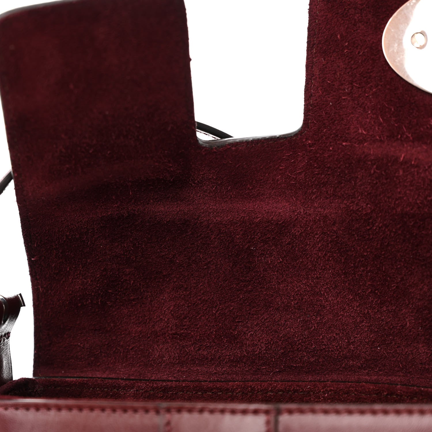 Mulberry Shiny Smooth Calfskin East West Bayswater Black Cherry 9 of 18