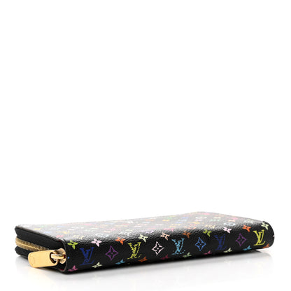 Louis Vuitton Monogram Multicolor Zippy Wallet Black Grenade 4 of 7