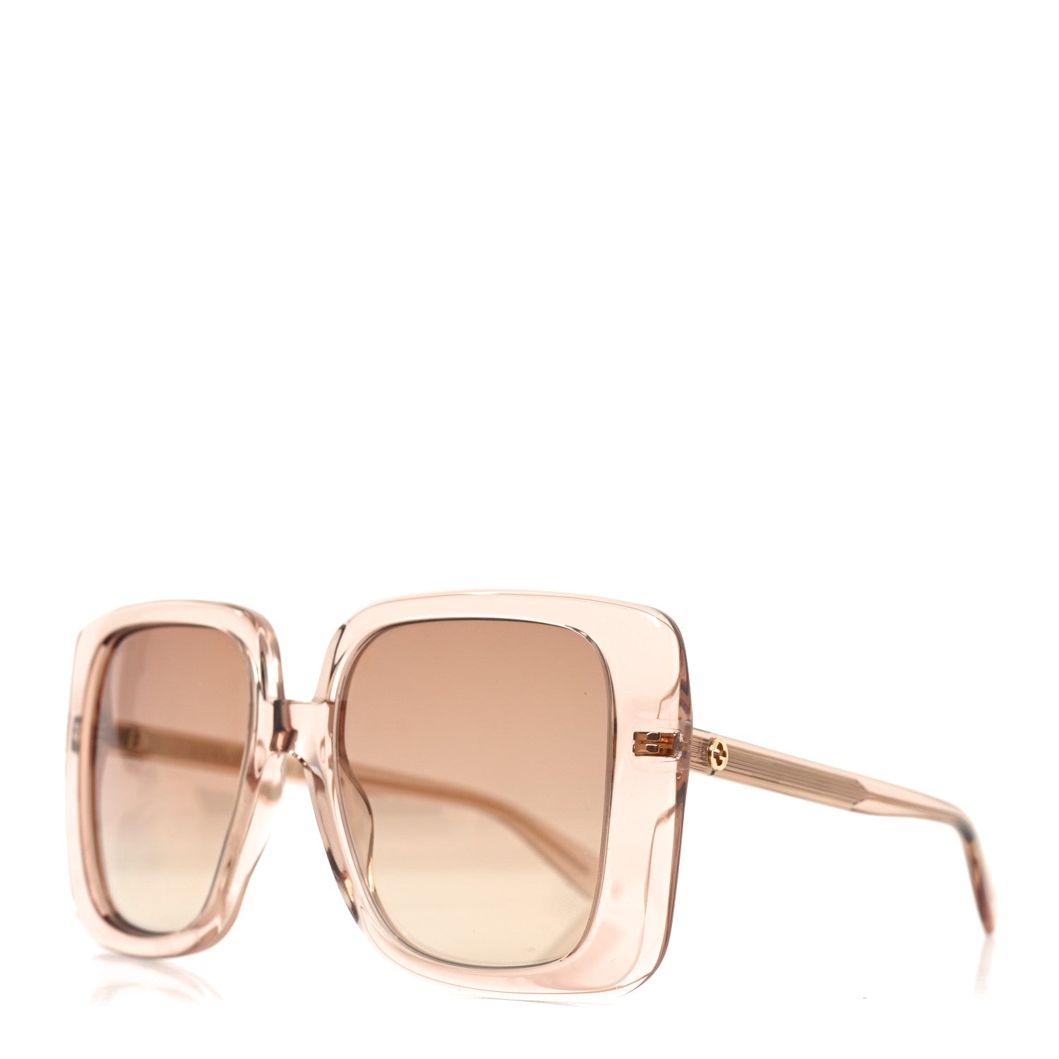Gucci Acetate Square Frame Sunglasses GG1314S Beige 1 of 7