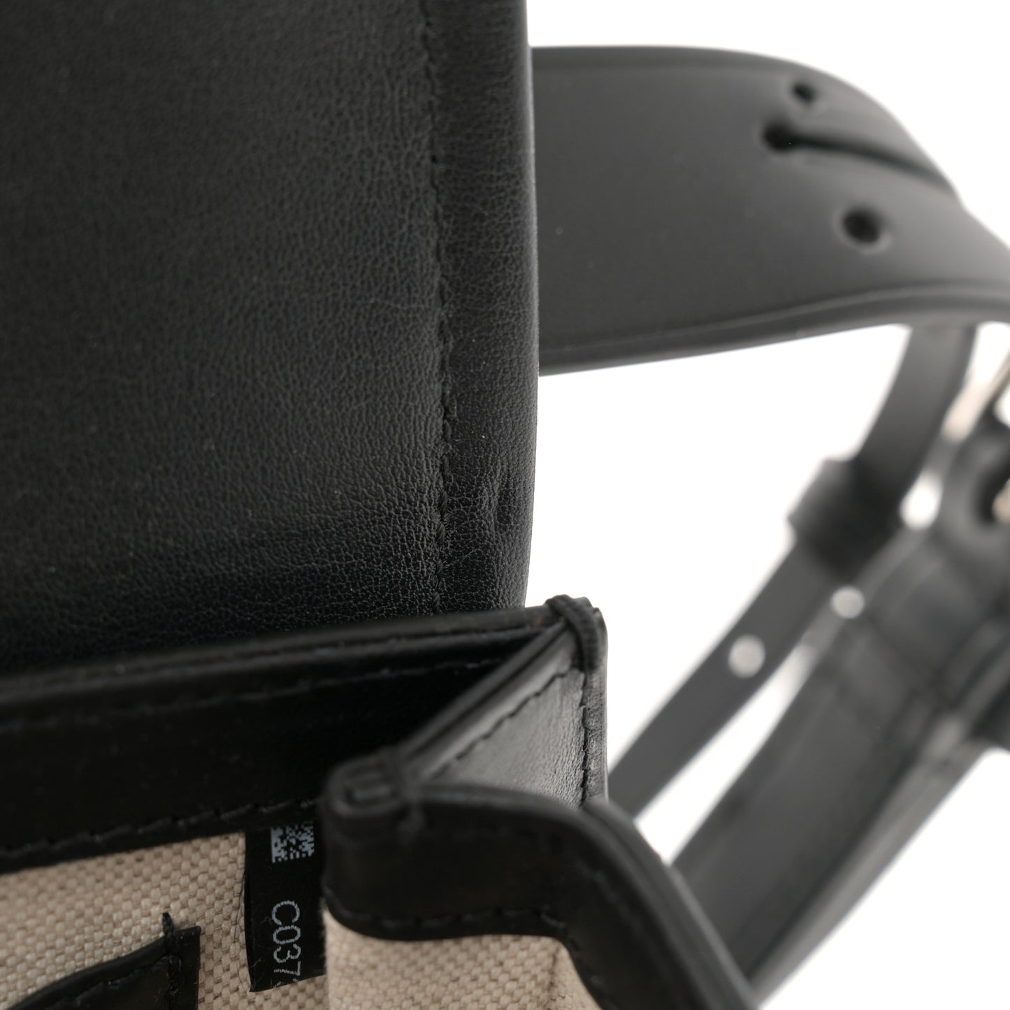 Calfskin Bamboo Mini 1947 Belt Bag 85 34  Black