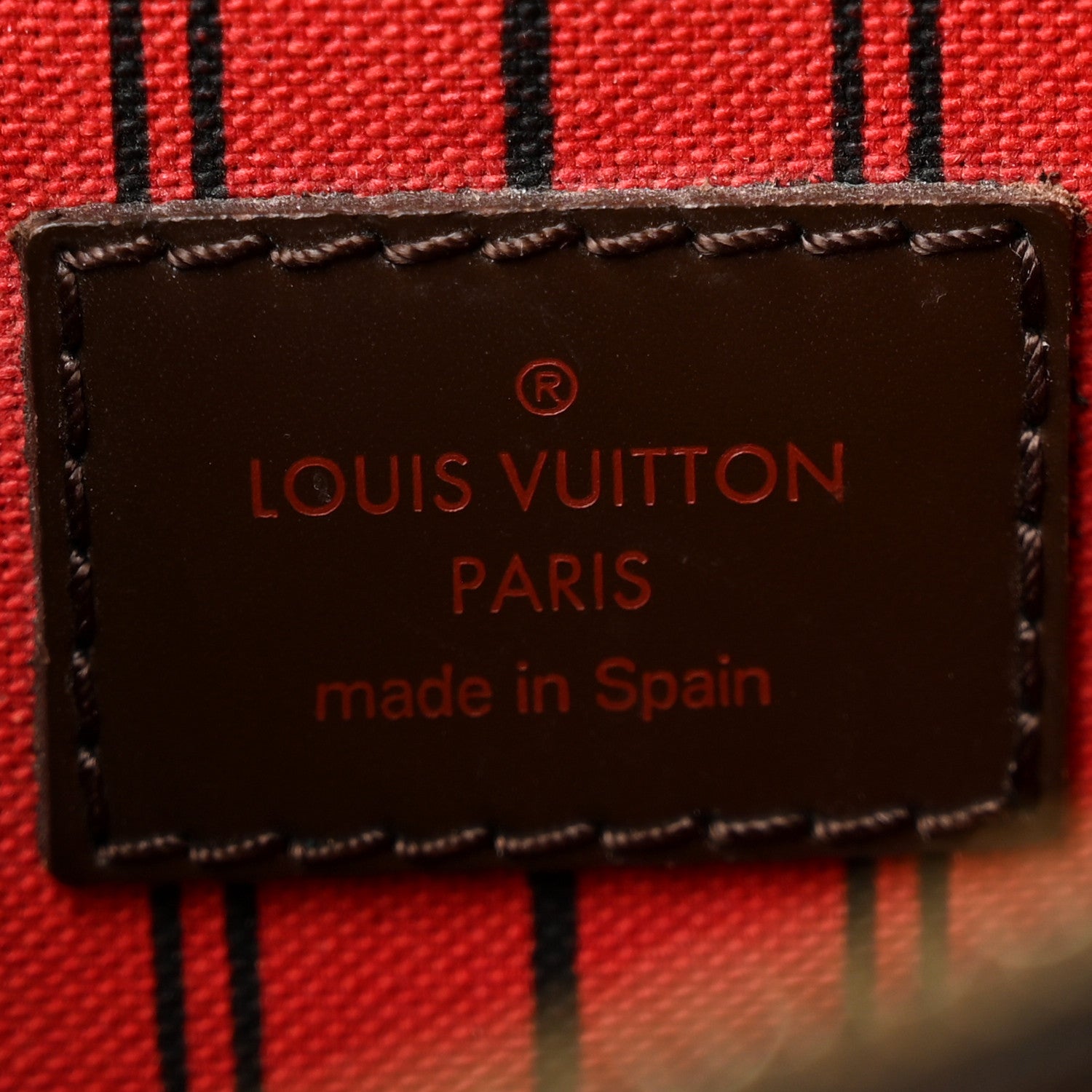 Louis Vuitton Damier Ebene Neverfull MM GM Pochette 6 of 11