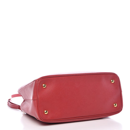 Prada Saffiano Lux Medium Tote Fuoco 4 of 10