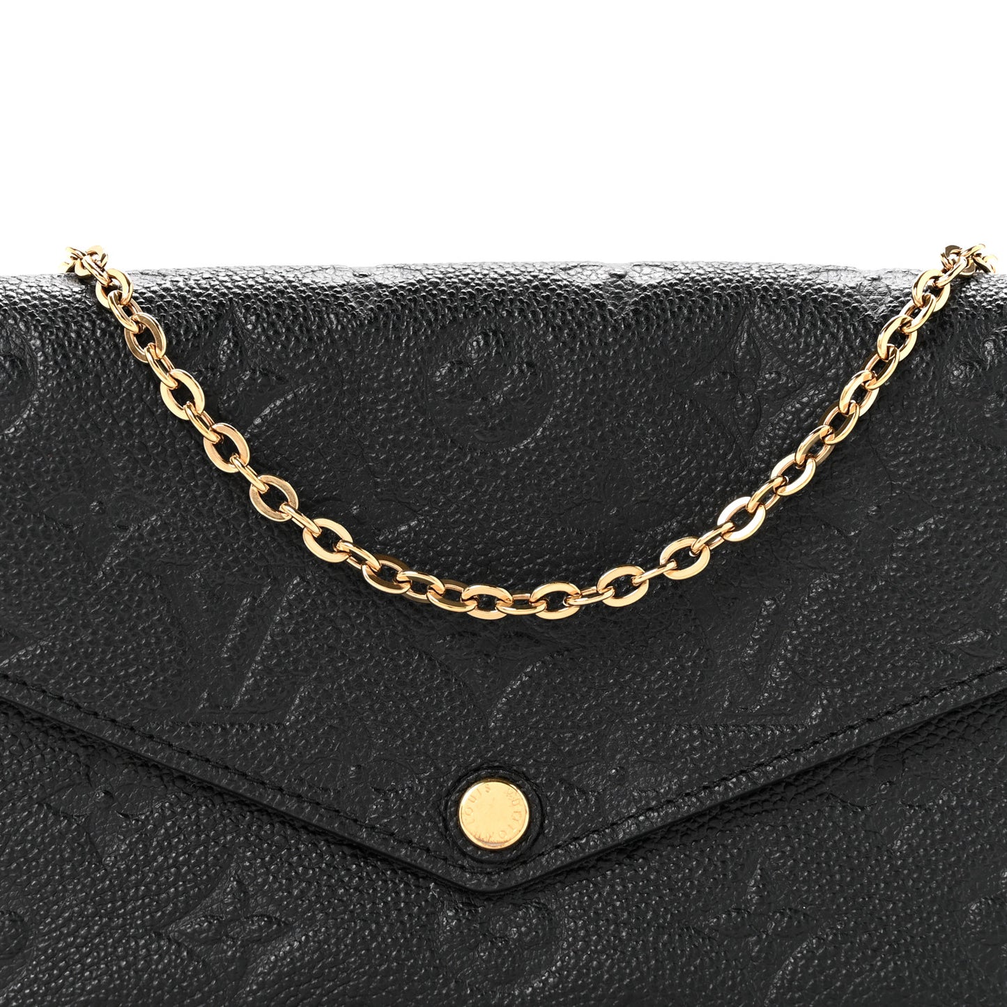 Empreinte Pochette Felicie Chain Wallet Black
