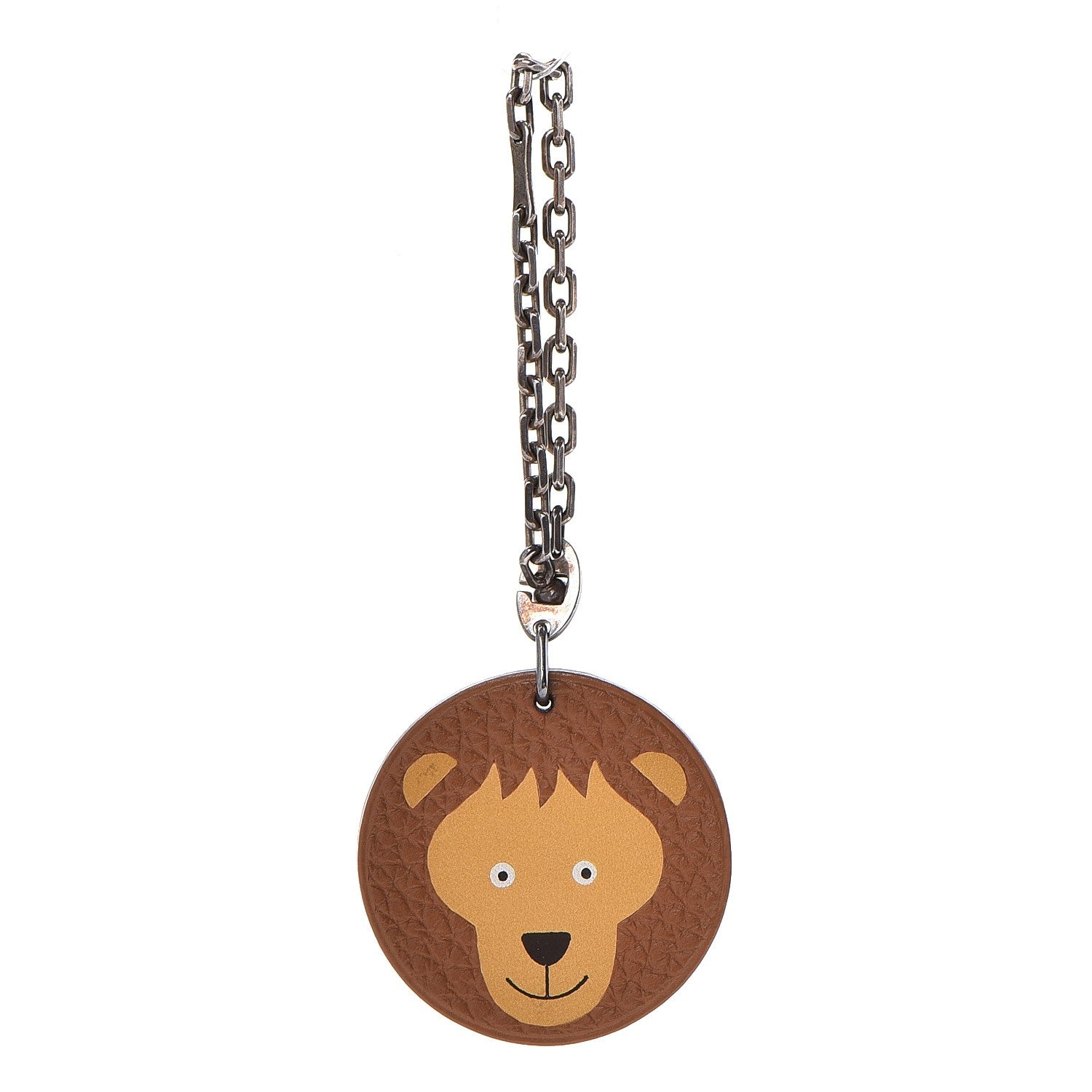 Hermes Togo Lion Bag Charm Gold 1 of 4