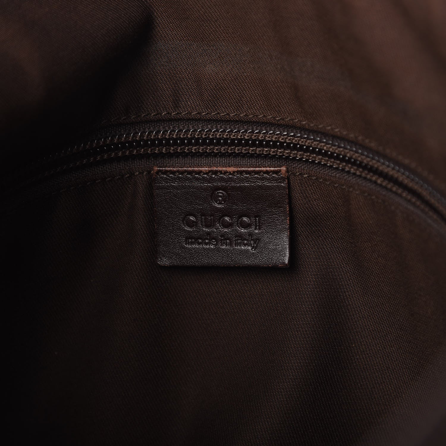 Gucci Monogram Calfskin Perforated Medium Flat Messenger Bag Dark Brown 8 of 15