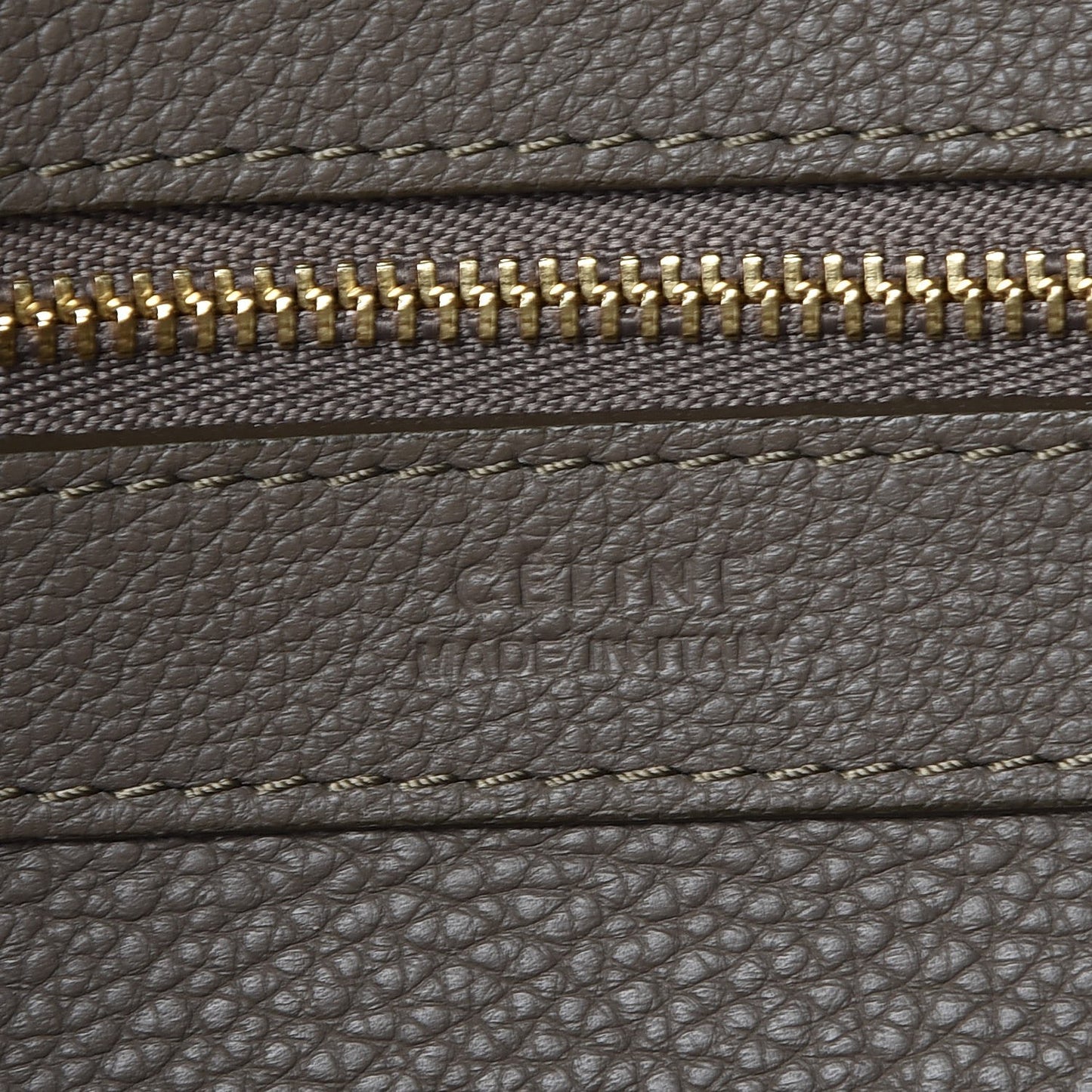 Soft Grained Calfskin Small Belt Cabas Phantom Taupe