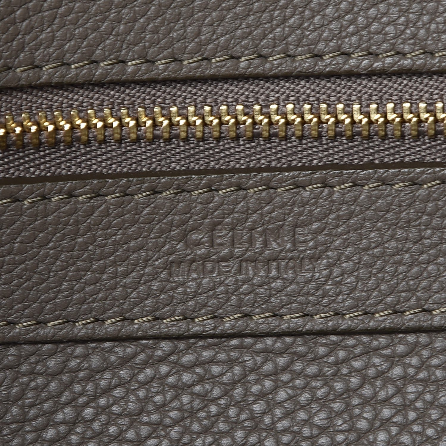 Celine Soft Grained Calfskin Small Belt Cabas Phantom Taupe 6 of 14