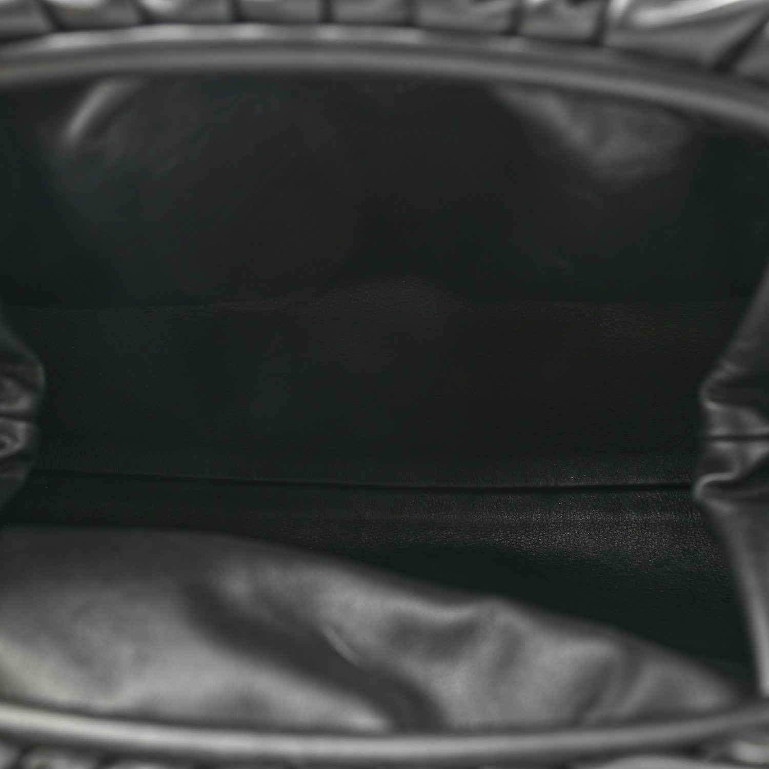 Bottega Veneta Smooth Butter Calf The Pouch Oversized Clutch Black 5 of 10