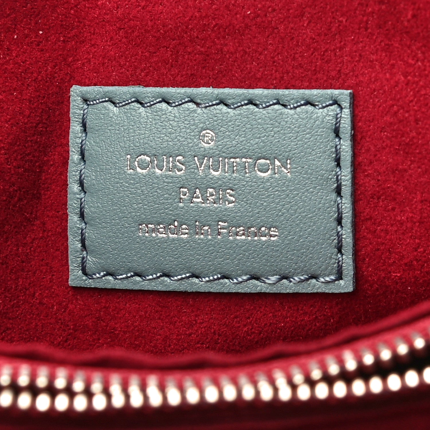 Louis Vuitton Lambskin Embossed Monogram Coussin PM Blue Glacier 8 of 11