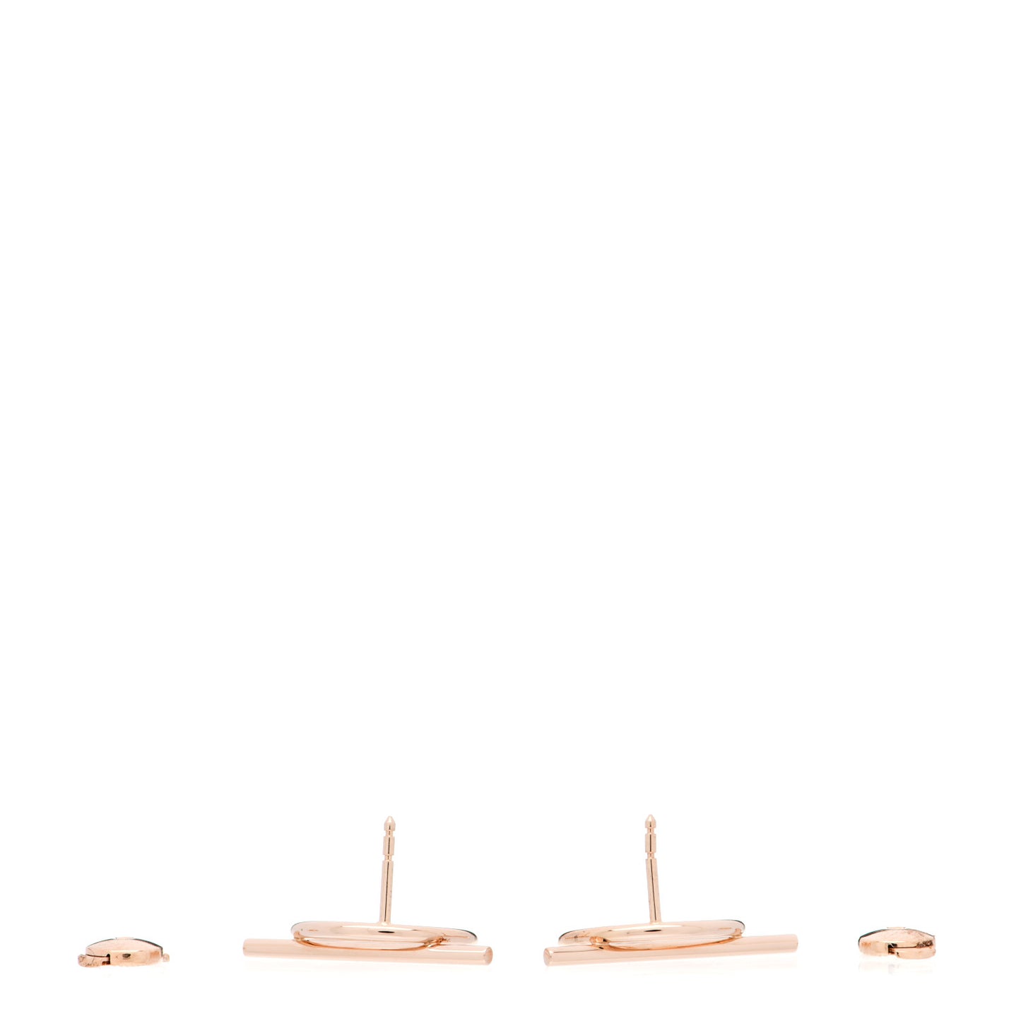 18K Rose Gold MM Echappee Earrings