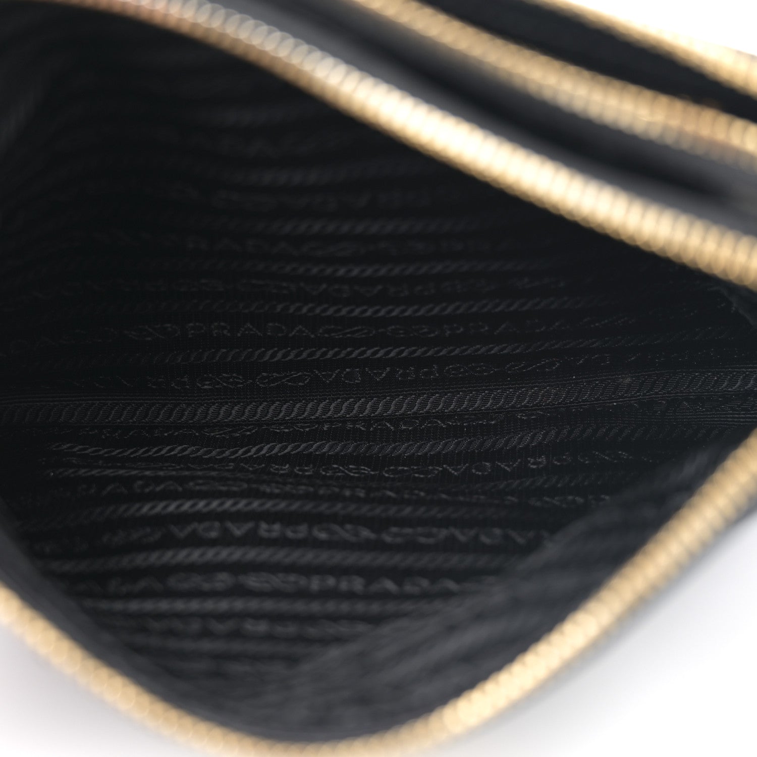 Prada Tessuto Nylon Soft Calf Double Zip Crossbody Bag Black 11 of 27
