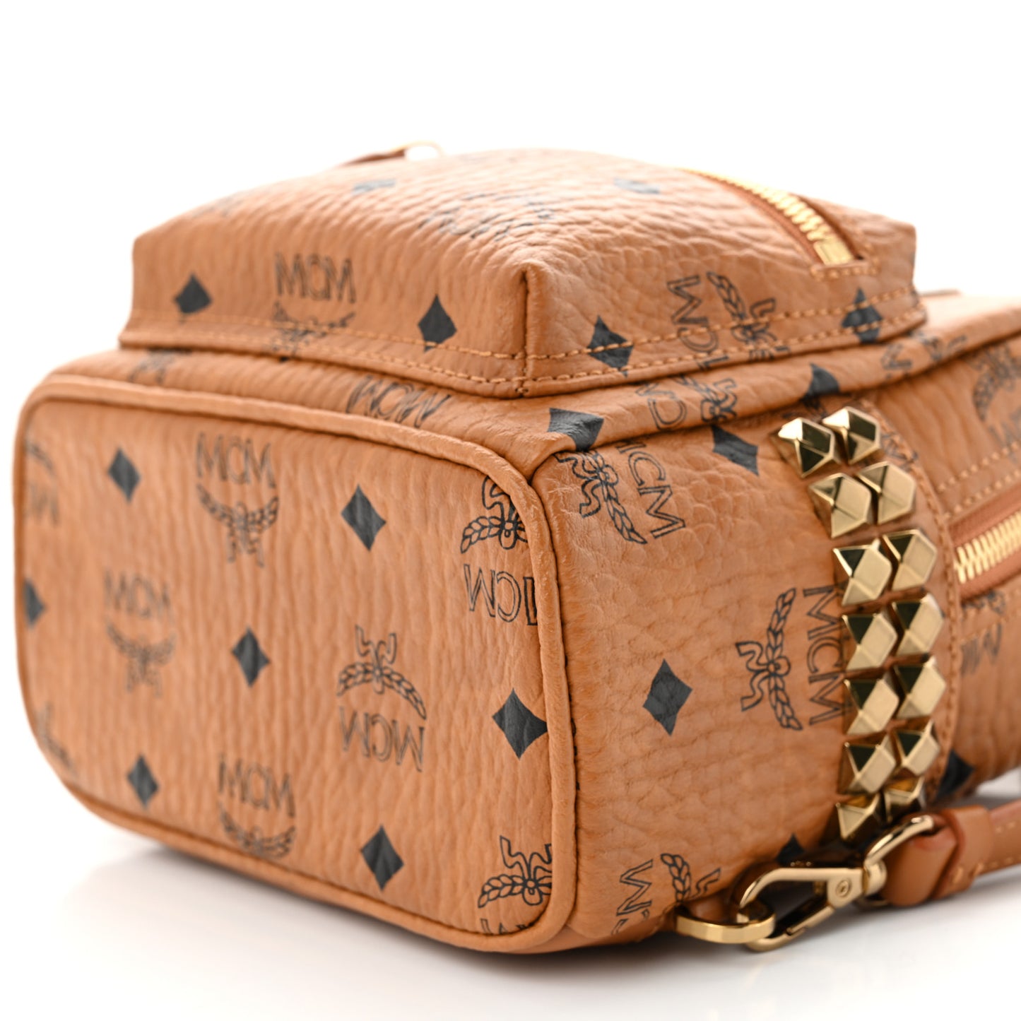 Visetos Side Stud X-Mini Stark Backpack Cognac