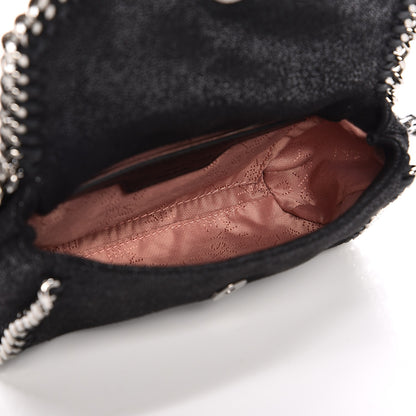Stella McCartney Shaggy Deer Tiny Fold Over Falabella Tote Black 5 of 8
