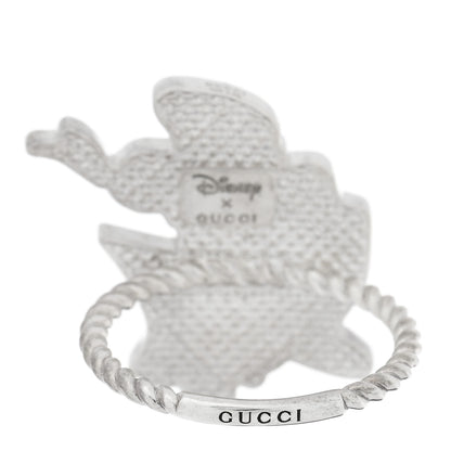 Gucci X Disney Sterling Silver Enamel Daisy Duck Ring 54 7 3 of 5