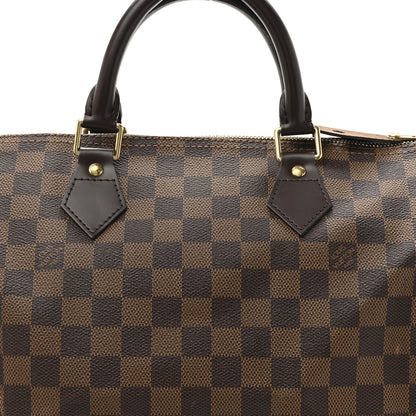 Louis Vuitton Damier Ebene Speedy 30 7 of 9