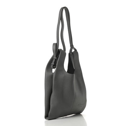 Mulberry Calfskin Heavy Grain Oversized Portobello Tote Charcoal 3 of 10