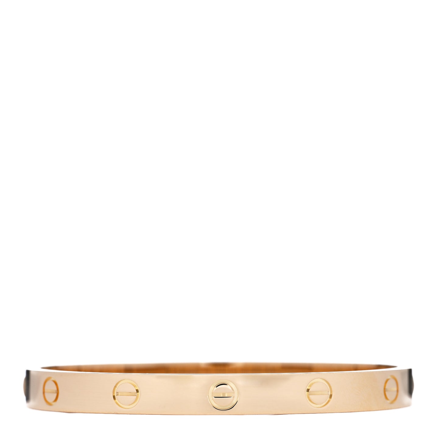 18K Yellow Gold LOVE Bracelet 17