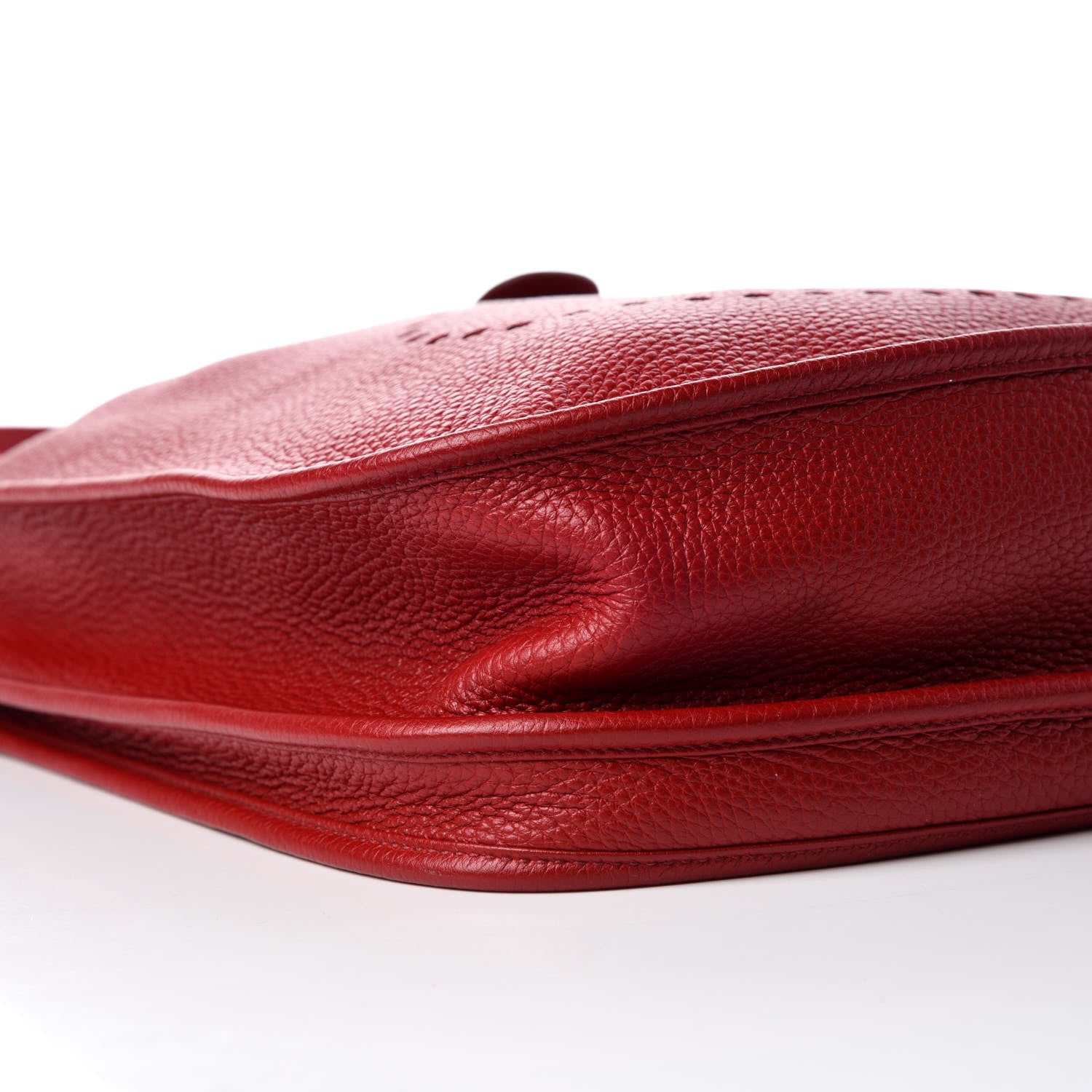 Hermes Taurillon Clemence Evelyne III GM Rouge Garance 5 of 9