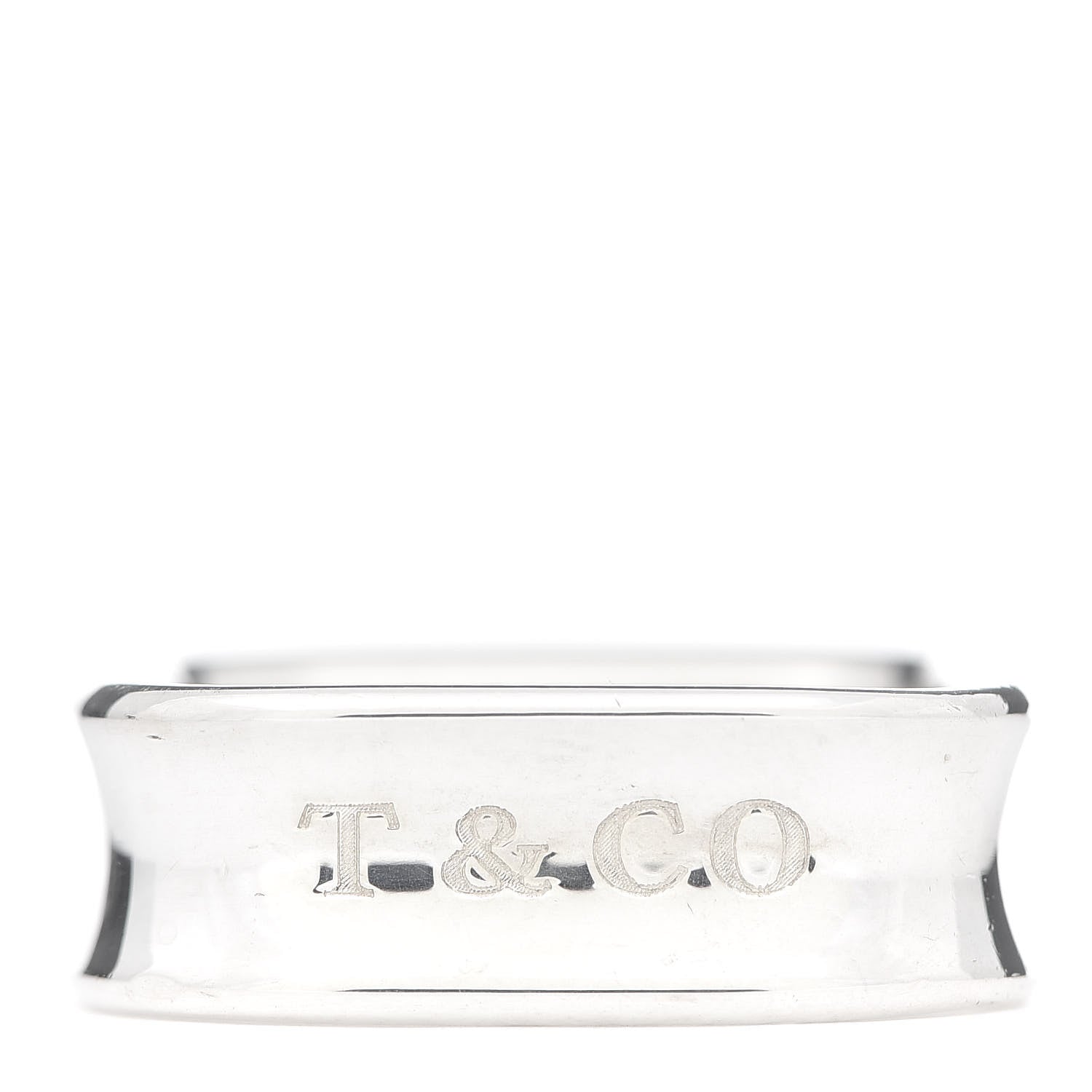 Tiffany Sterling Silver 1837 Square Ring 54 7 1 of 6