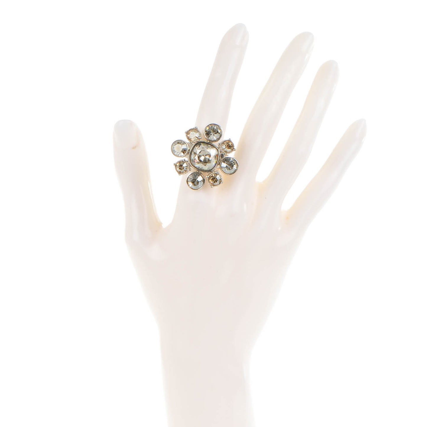 Crystal Ring 6.5 Silver