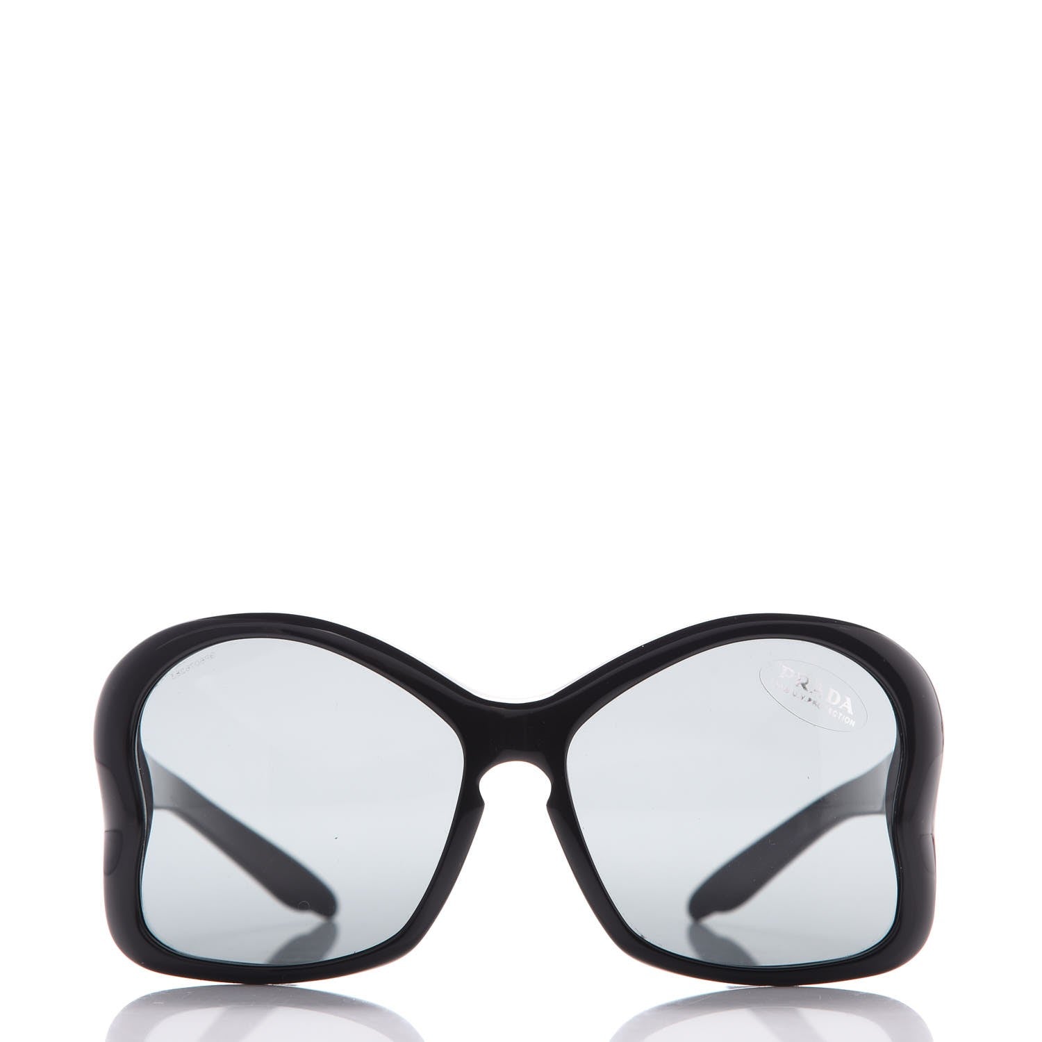 Prada Butterfly Frame Sunglasses SPR 18I Black 4 of 8