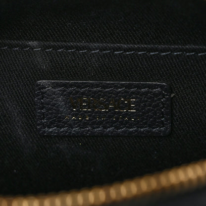 Versace Calfskin La Medusa Round Camera Bag Black 6 of 8