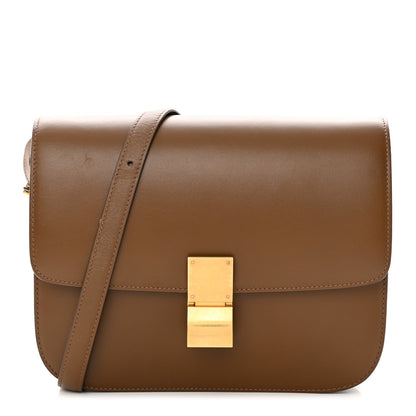 Celine Box Calfskin Medium Classic Box Flap Bag Camel 1 of 22