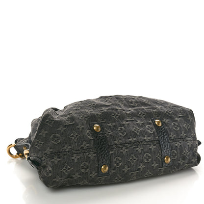 Louis Vuitton Denim Neo Cabby MM Black 4 of 9