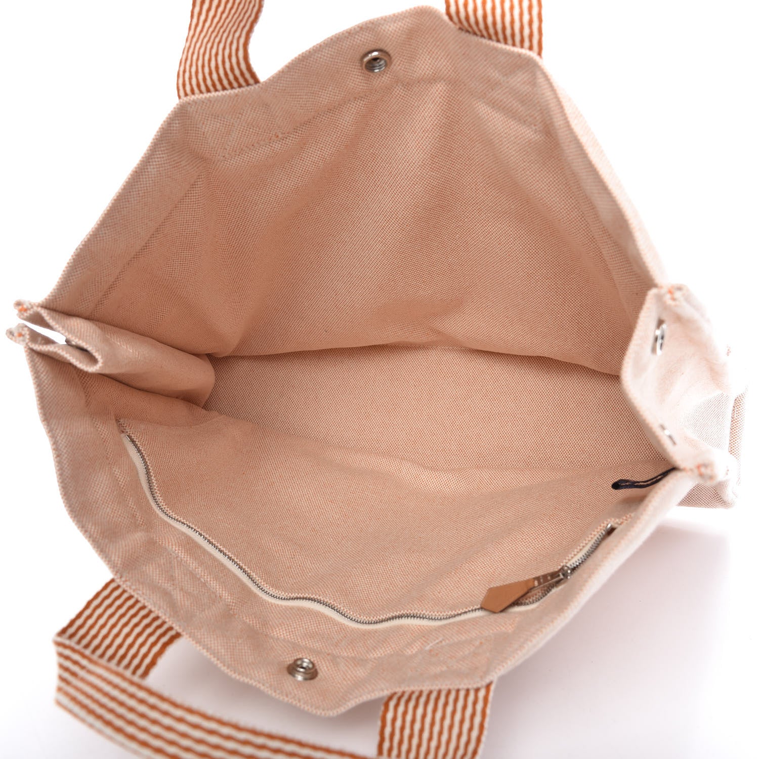 Hermes Canvas Fourre Tout MM Orange 5 of 9