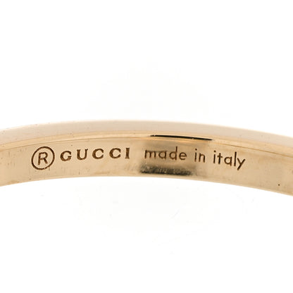 Gucci 18K Yellow Gold Interlocking G Ring 50 5.5 5 of 6