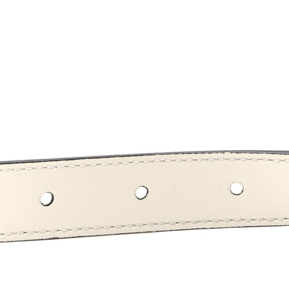 Gucci Calfskin Double G 20mm Belt 80 32 Mystic White 4 of 5