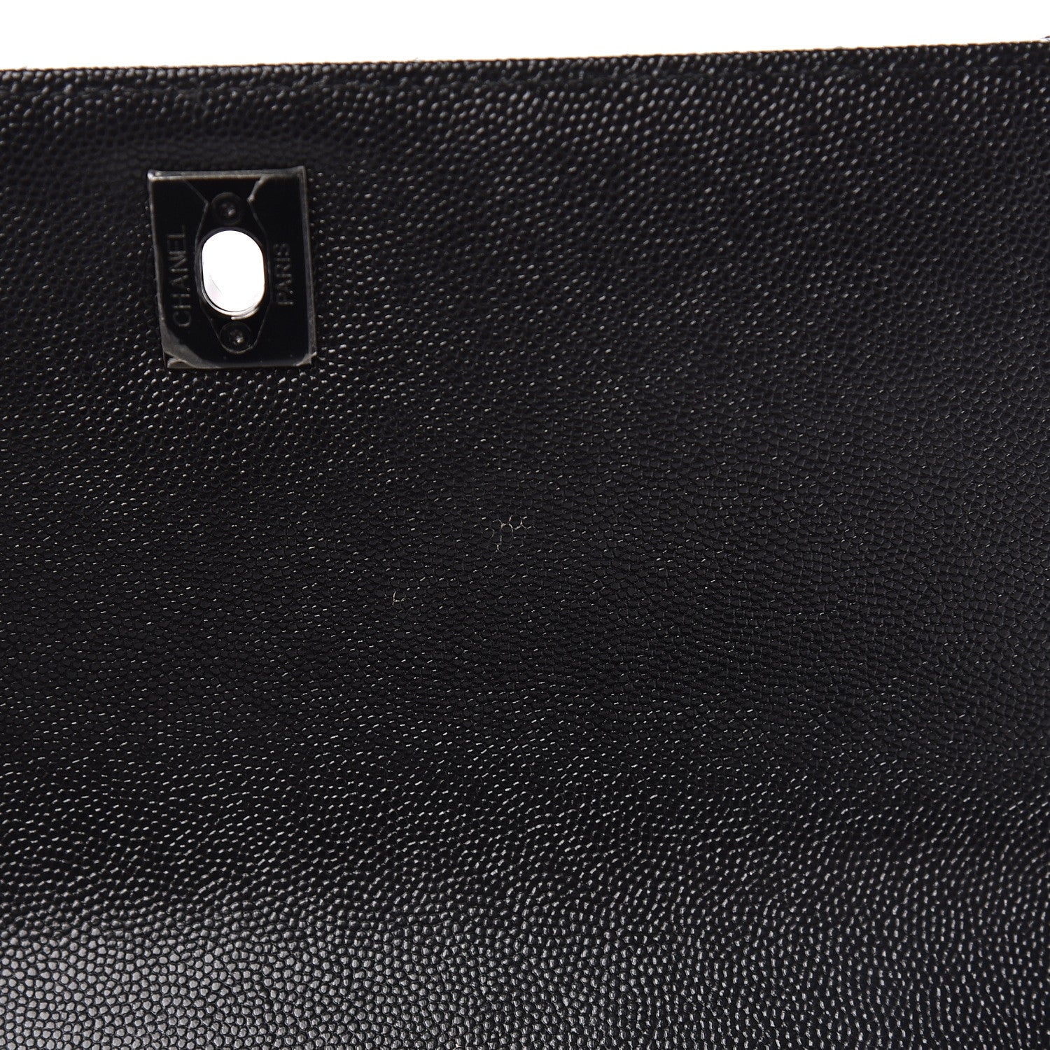 Chanel Caviar Chevron Quilted Small Coco Handle Flap So Black 12 of 13